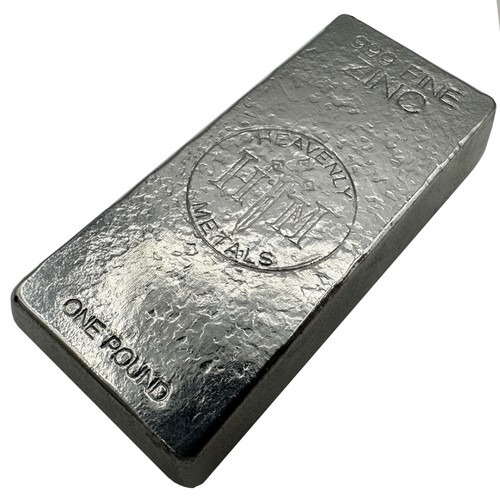 Zinc bullion bar 99 9 - bullion,