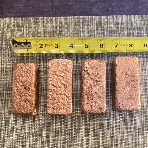 Lot copper bar - lot, ingots